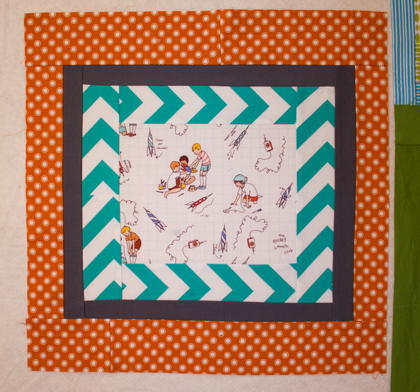 Oliver toddler quilt