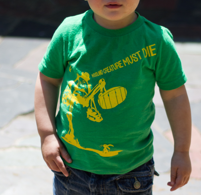 ashback Skinny Tee- Green