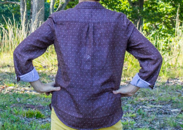 ignore the stray thread on my back- comes with the job!